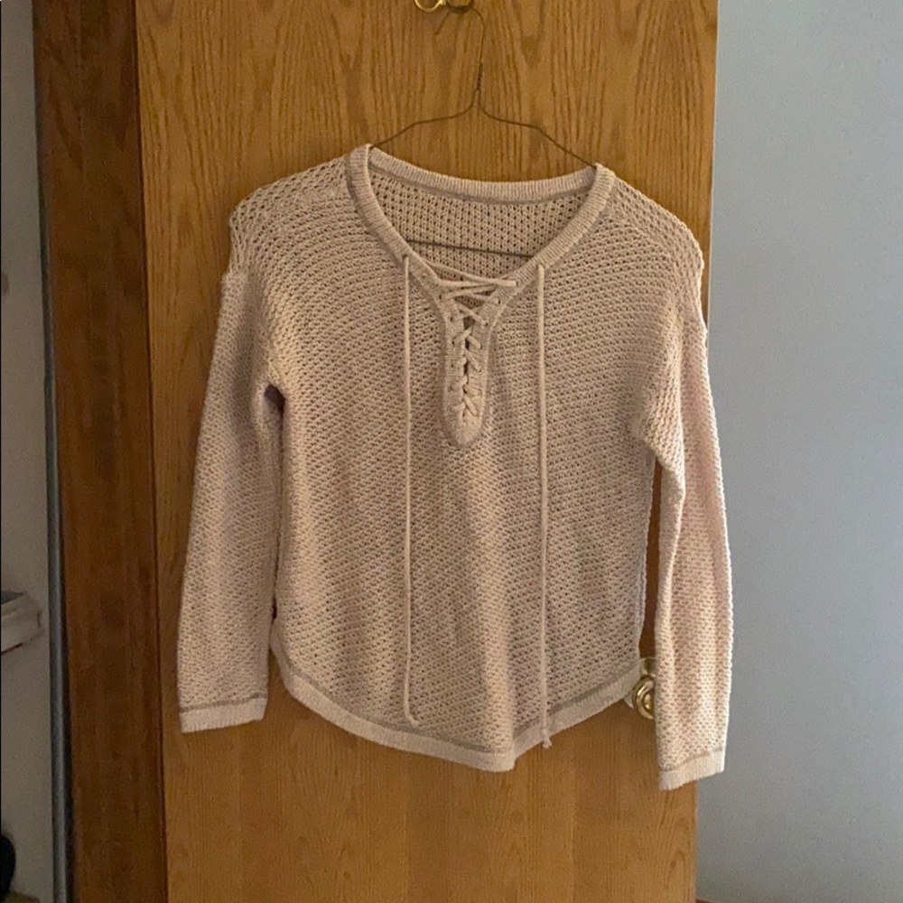 Lace Up Urban Outfitters Sweater